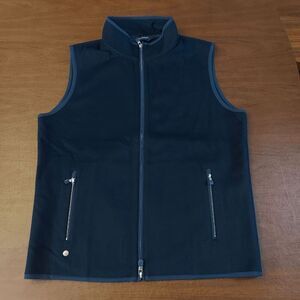 Peter Millar Crown Crafted Stealth Fleece Vest Navy Blue MF22XZ07 Men's Size M
